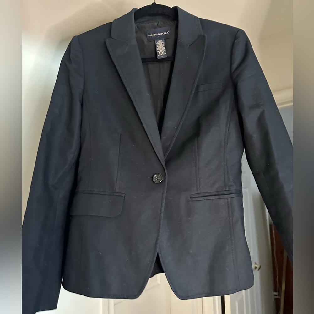 Banana Republic Black Blazer Size 4